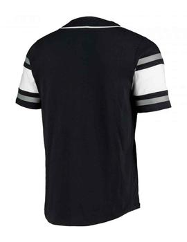 Camisa béisbol Chicago negra para hombre