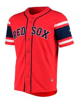 Camiseta béisbol Red Sox roja para hombre