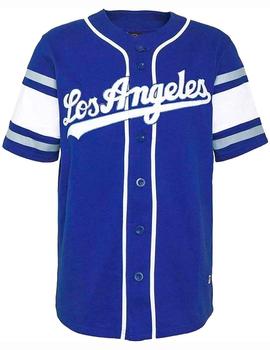 Camisa béisbol Los Ángeles Dodgers azul eléctrico