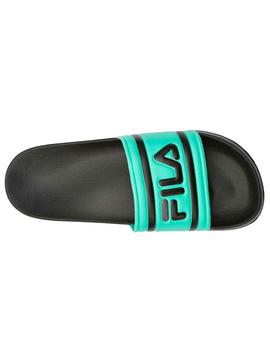 Chanclas fila negras sales