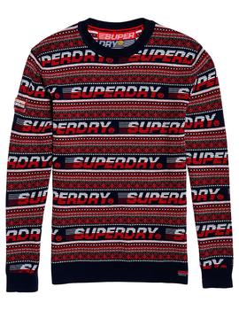 Jersey logos Superdry estampado para hombre