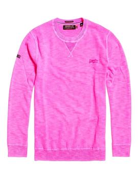 Jersey rosa fucsia Superdry para hombre