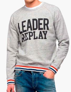 Sudadera Replay gris M3678 para hombre