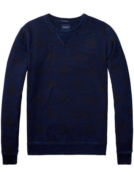 Scotch and Soda estampada azul tinta