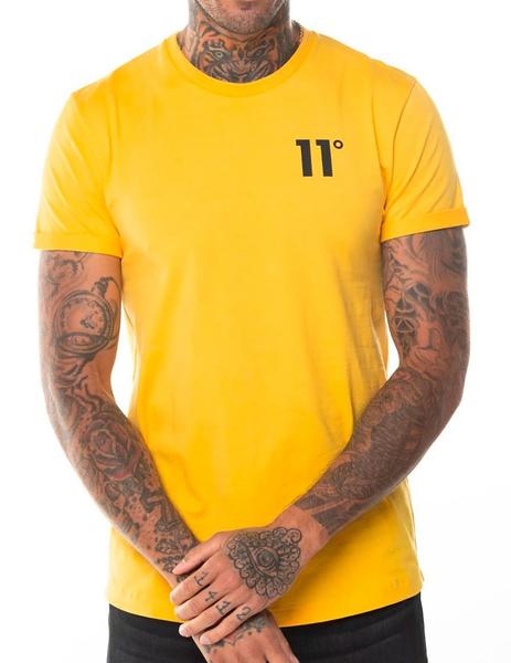 galería Mentalmente Distinguir Camiseta 11 Degrees amarilla para hombre | Envío 24 h