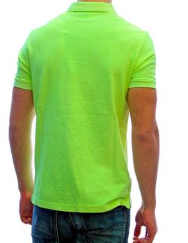 Polo Replay amarillo fosforito para hombre