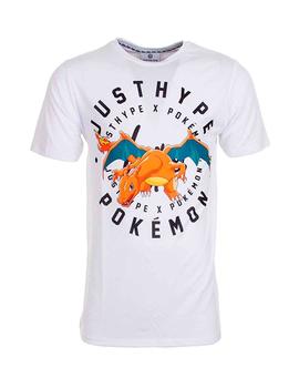 Camiseta Hype Pokemon blanca para hombre