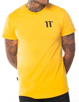 Camiseta 11 Degrees amarilla para hombre