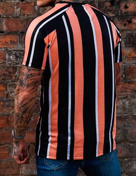 Camiseta Sinners rayas negras para hombre
