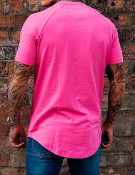 Camiseta Sinners rosa fucsia para hombre