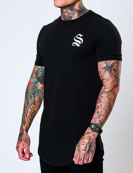Camiseta Sinners negra lisa para hombre