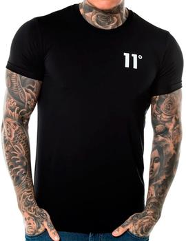 Camiseta 11 Degrees negra para hombre