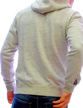 Sudadera Scotch and Soda gris capucha letras Blauw