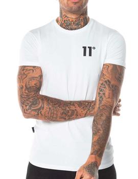 Camiseta 11 Degrees blanca Core Muscle Fit hombre