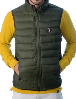 Chaleco Ruas Reis verde militar para hombre