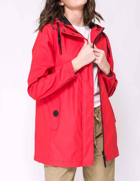 Chubasquero Tanta impermeable rojo para mujer