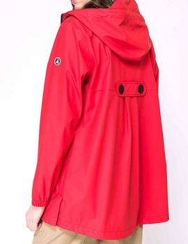 Chubasquero Tanta impermeable rojo para mujer