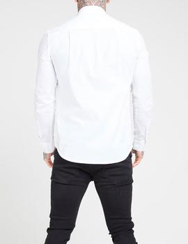 Camisa SikSilk blanca para vestir Talla XXL