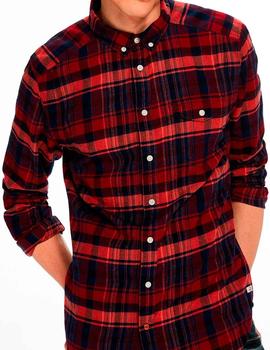 Camisa Scotch and Soda cuadros grandes para hombre