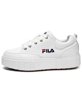 Zapatillas Fila blancas para mujer suela alta