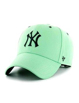 Gorra Nueva York verde de algodón unisex