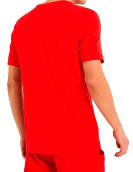Camiseta Ellesse roja logo colores para hombre