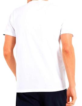 Camiseta Ellesse blanca letras 3D azules hombre