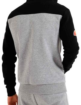 Sudadera Ellesse negra blanca y gris Thierry Hoody