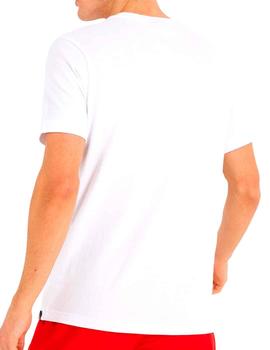 Camiseta Ellesse Giorvoa blanca letras goteando