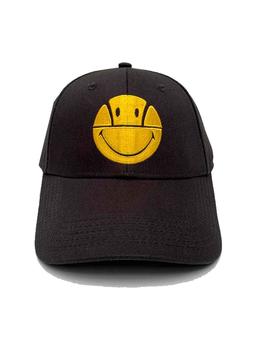 Gorra Ellesse Smile gris con emoji cara sonriente