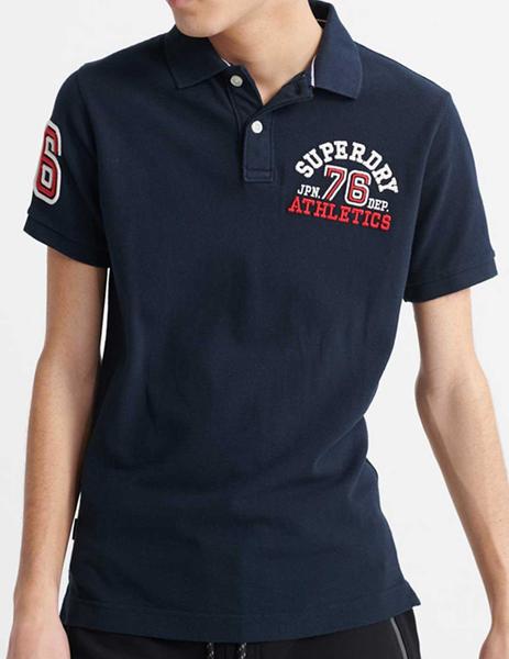Polo Superdry azul marino para hombre