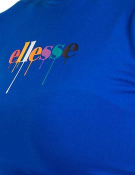 Camiseta corta Ellesse Romancia azul para chica