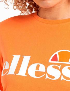 Camiseta Ellesse Albany básica naranja para chica