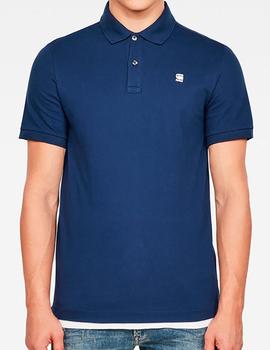 Polo G Star Raw Dunda Slim azul para hombre