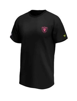 Camiseta Riders negra escudo rosa Hotel California