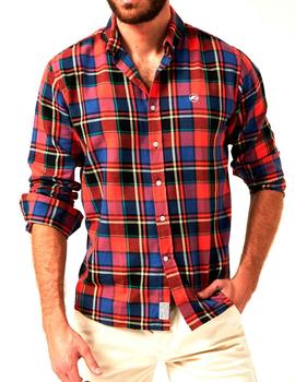 Camisa Altona Dock cuadros rojos para hombre