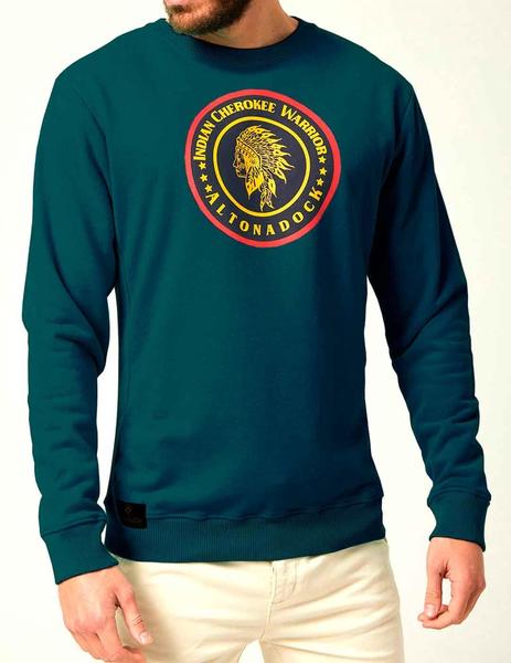 cayó entrada panorama Sudadera AltonaDock verde indio | Sudaderas Altonadock