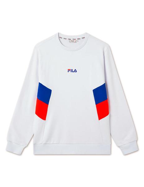 Sudadera Fila blanca Crew para hombre