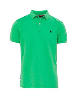 Polo Altona Dock verde fluorescente para hombre