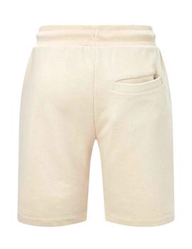 Pantalón corto 11 Degrees beige de algodón