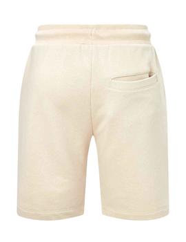 Pantalón corto 11 Degrees beige de algodón