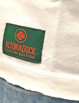 Camiseta Altona Dock Moto Simple Pleasures blanca