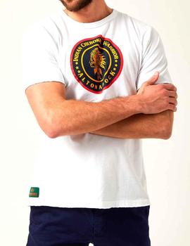 Camiseta Altona Dock logo lndio blanca para hombre