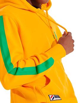 Sudadera outdoor amarilla Superdry para hombre