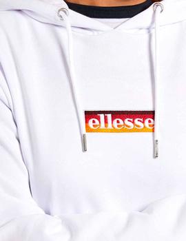 Sudadera capucha Ellesse Janjan blanca para chica