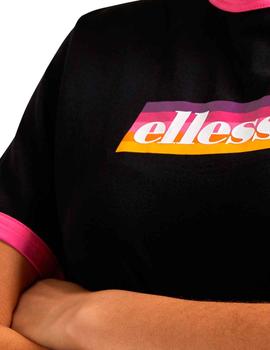 Camiseta Crop Ellesse Filide negra para chica