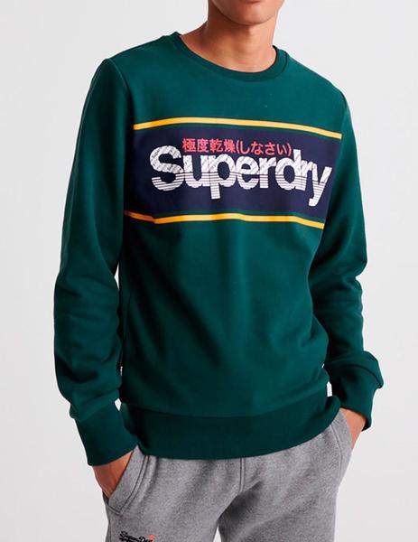 Sudadera Superdry Core verde para