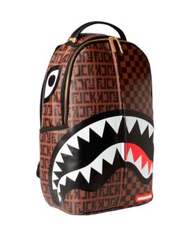 Mochila Sprayground Bape Split cuadros marrones