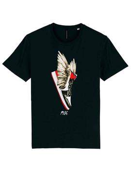 Camiseta zapas Jordan Nike Air Max negra unisex