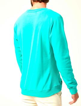 Sudadera Altona Dock logo Cherokee verde menta